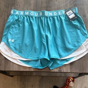Under Armour Women's Teal Athletic Shorts